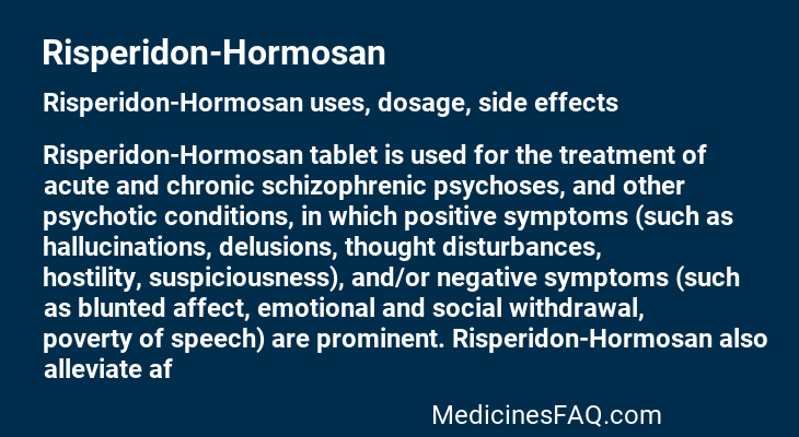 Risperidon-Hormosan