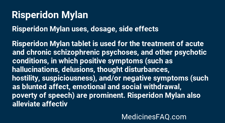 Risperidon Mylan