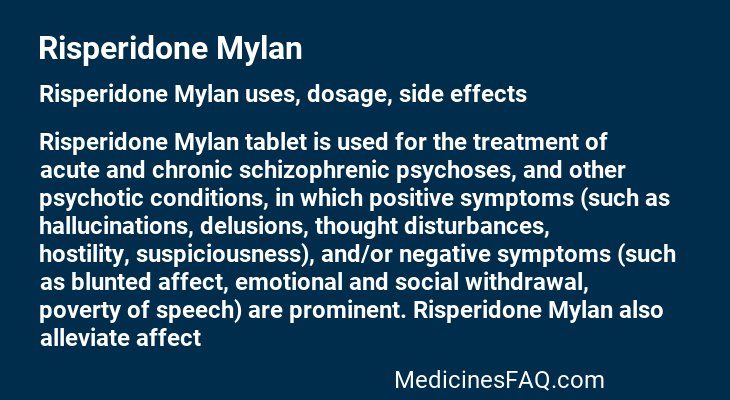 Risperidone Mylan