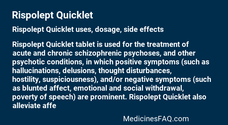 Rispolept Quicklet