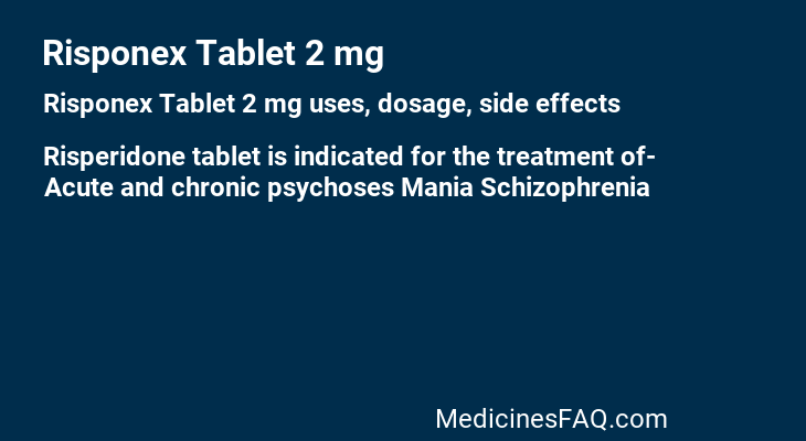 Risponex Tablet 2 mg