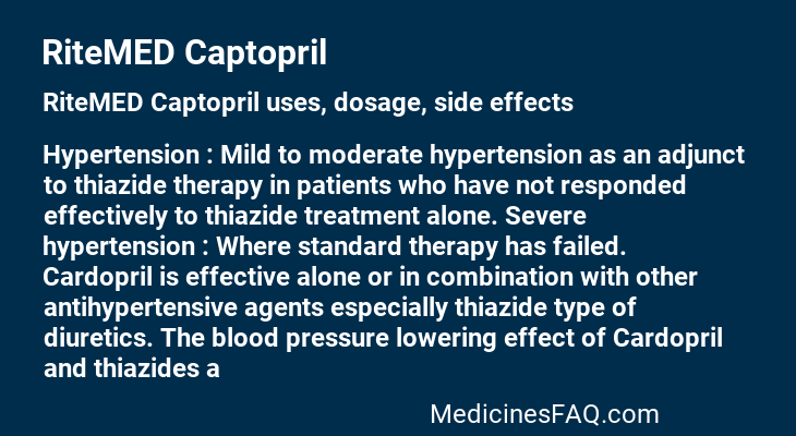 RiteMED Captopril