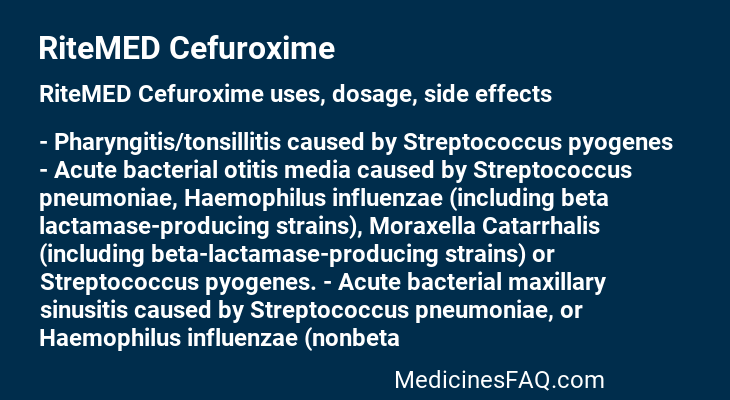 RiteMED Cefuroxime