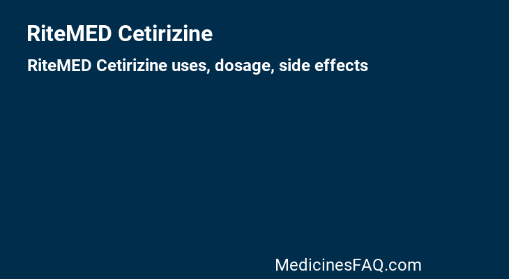 RiteMED Cetirizine