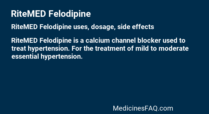 RiteMED Felodipine