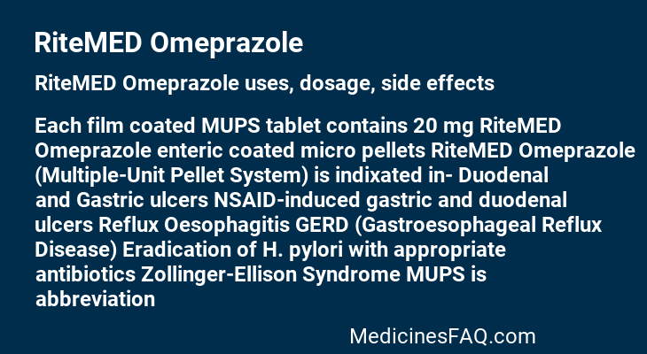 RiteMED Omeprazole