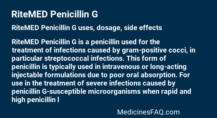 RiteMED Penicillin G