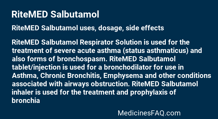 RiteMED Salbutamol