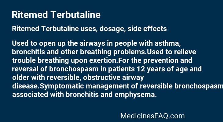 Ritemed Terbutaline