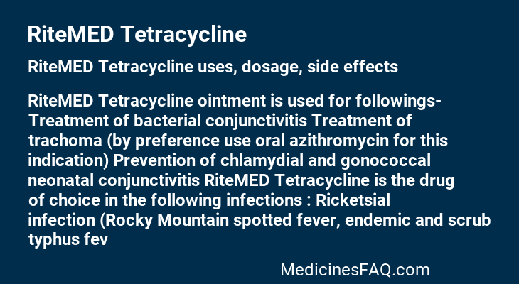 RiteMED Tetracycline