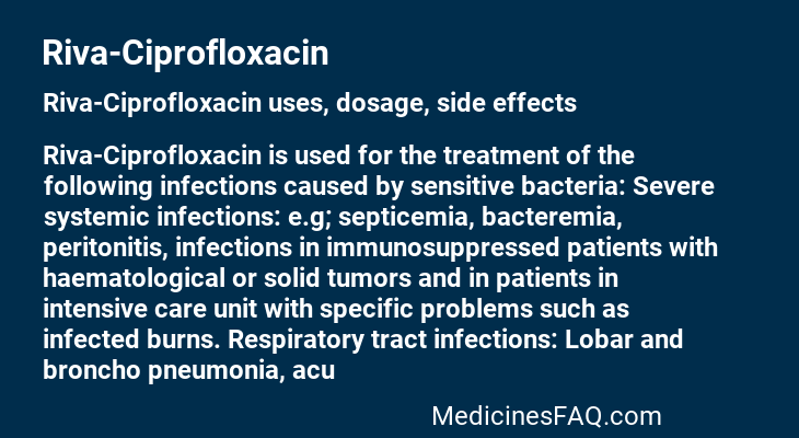 Riva-Ciprofloxacin