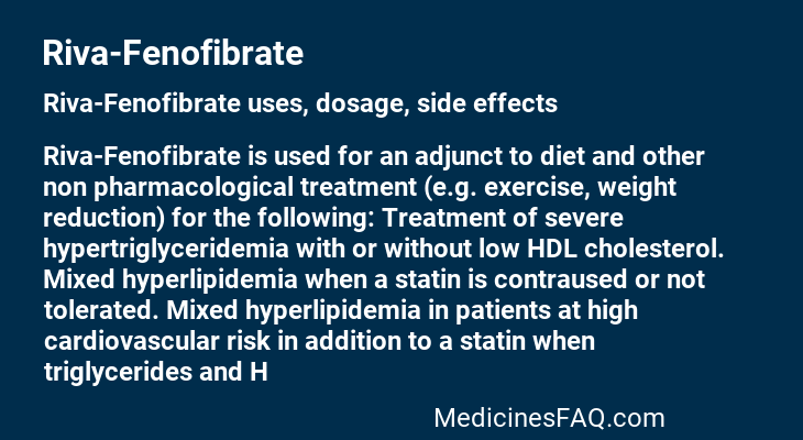 Riva-Fenofibrate