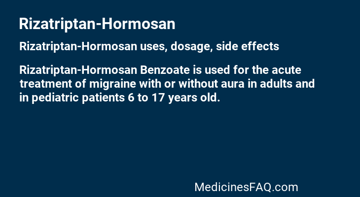 Rizatriptan-Hormosan