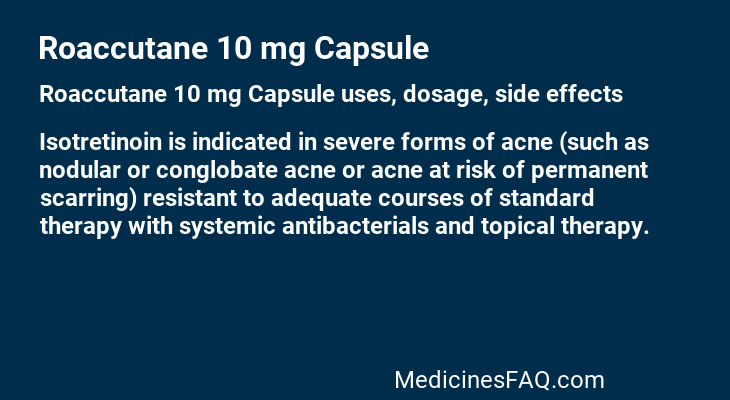 Roaccutane 10 mg Capsule