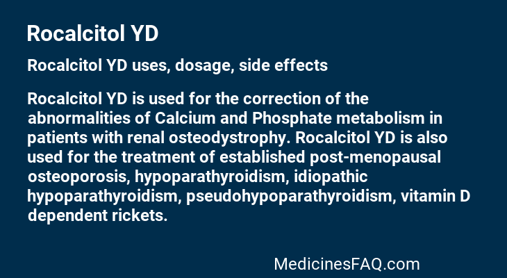 Rocalcitol YD