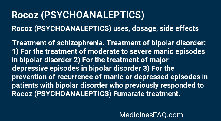 Rocoz (PSYCHOANALEPTICS)