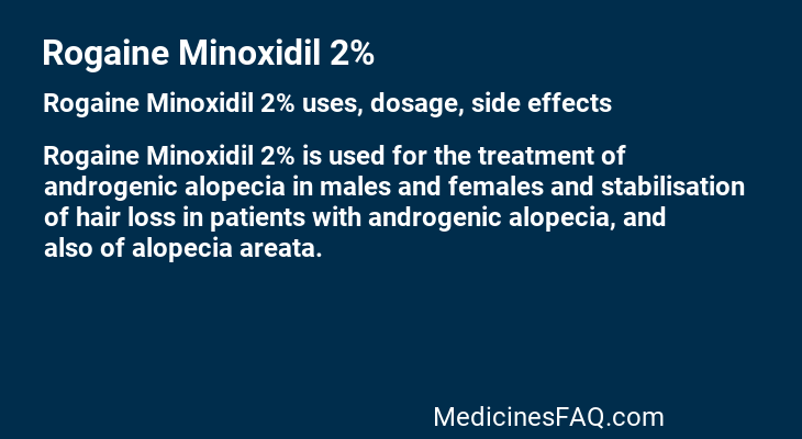 Rogaine Minoxidil 2%