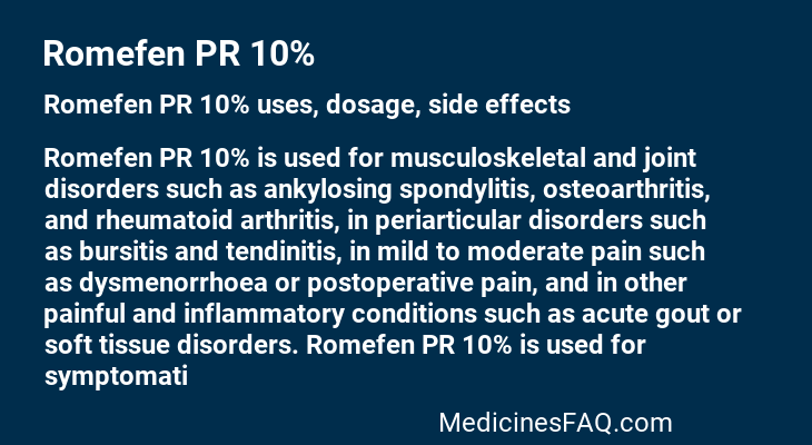 Romefen PR 10%