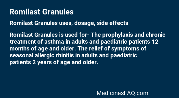 Romilast Granules
