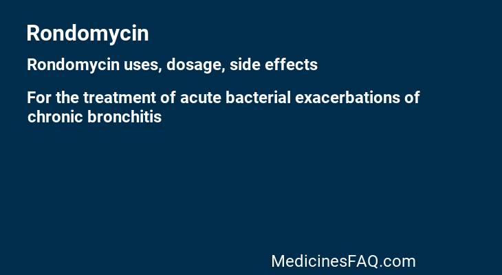 Rondomycin