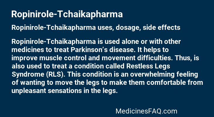 Ropinirole-Tchaikapharma