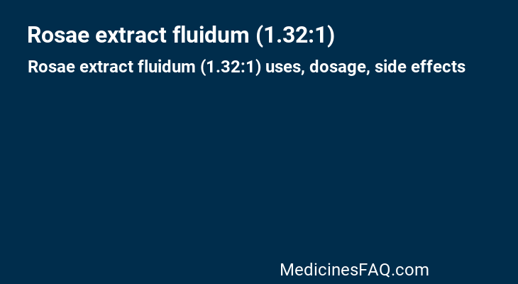 Rosae extract fluidum (1.32:1)