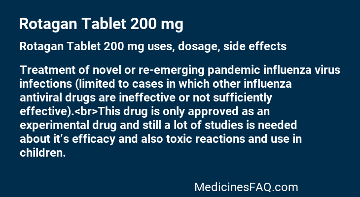 Rotagan Tablet 200 mg