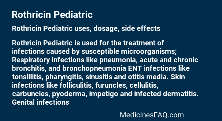 Rothricin Pediatric
