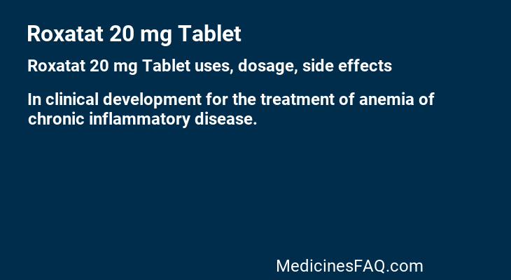 Roxatat 20 mg Tablet