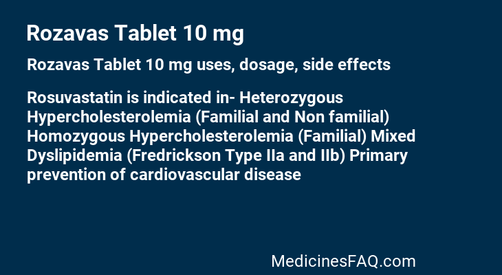 Rozavas Tablet 10 mg