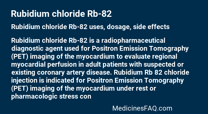 Rubidium chloride Rb-82