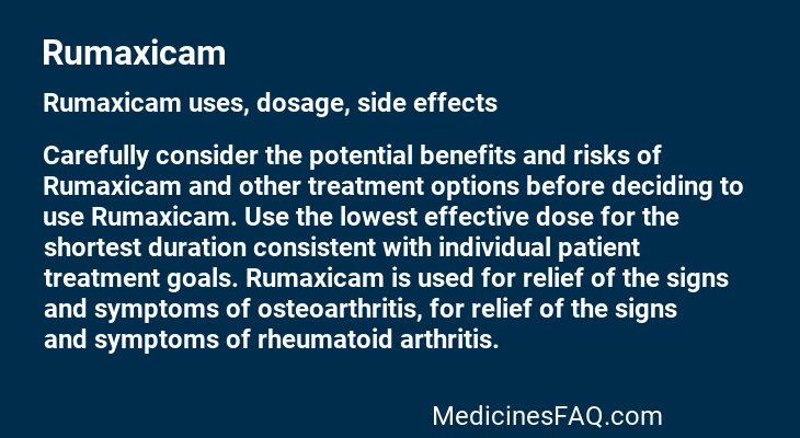 Rumaxicam