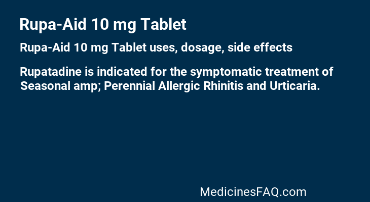 Rupa-Aid 10 mg Tablet