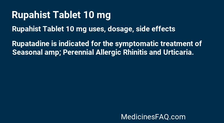 Rupahist Tablet 10 mg