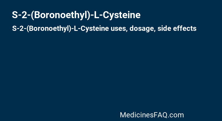 S-2-(Boronoethyl)-L-Cysteine