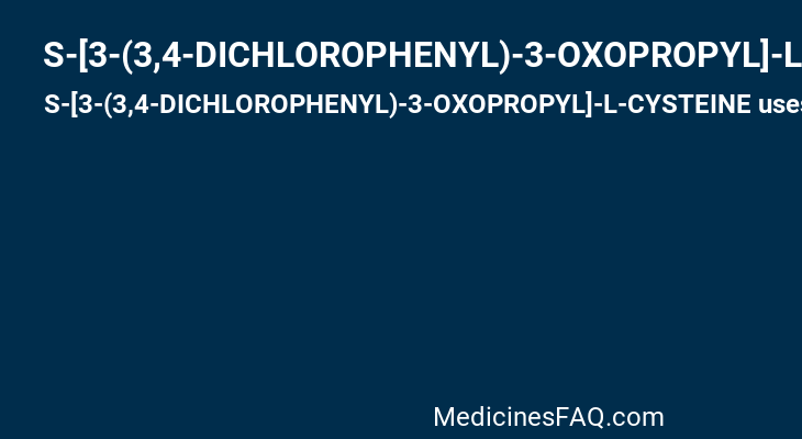 S-[3-(3,4-DICHLOROPHENYL)-3-OXOPROPYL]-L-CYSTEINE