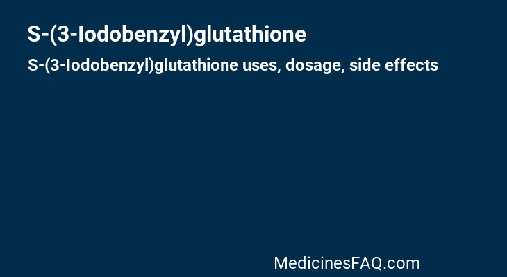 S-(3-Iodobenzyl)glutathione