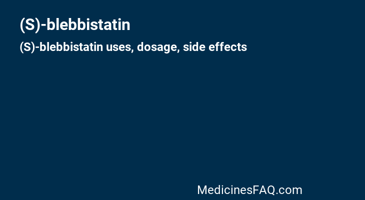 (S)-blebbistatin