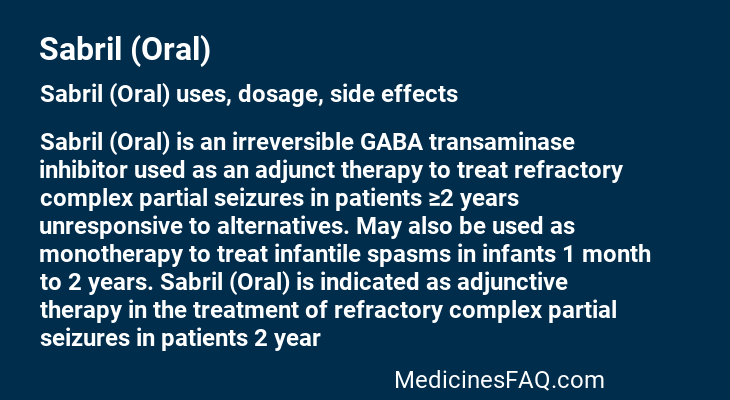 Sabril (Oral)