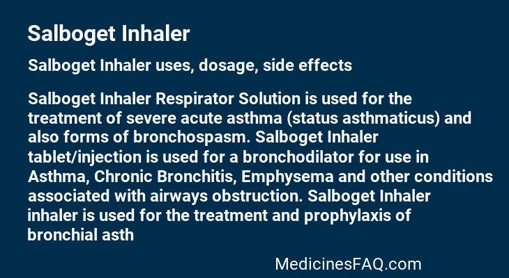 Salboget Inhaler