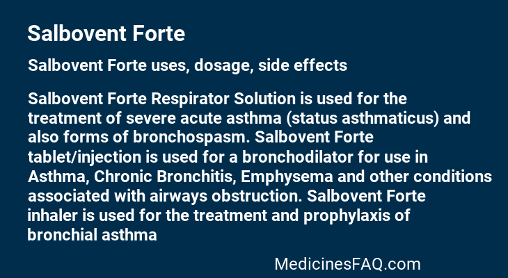 Salbovent Forte