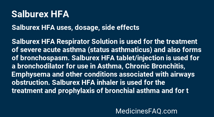 Salburex HFA