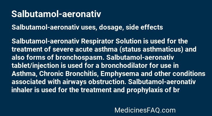 Salbutamol-aeronativ