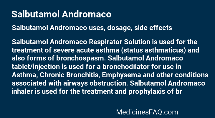 Salbutamol Andromaco