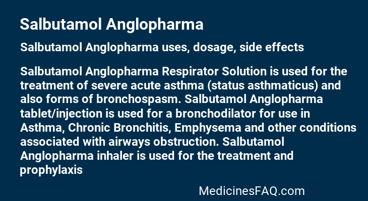 Salbutamol Anglopharma