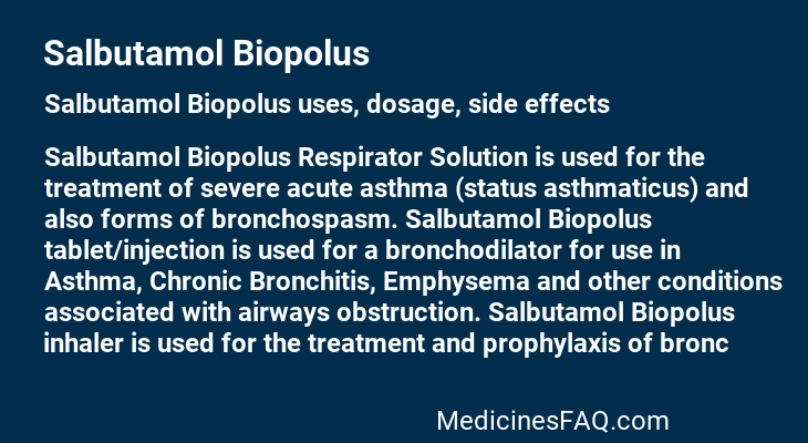 Salbutamol Biopolus