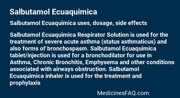 Salbutamol Ecuaquimica