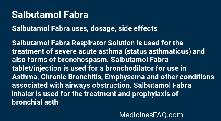 Salbutamol Fabra