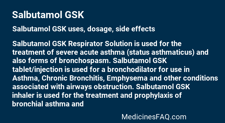 Salbutamol GSK