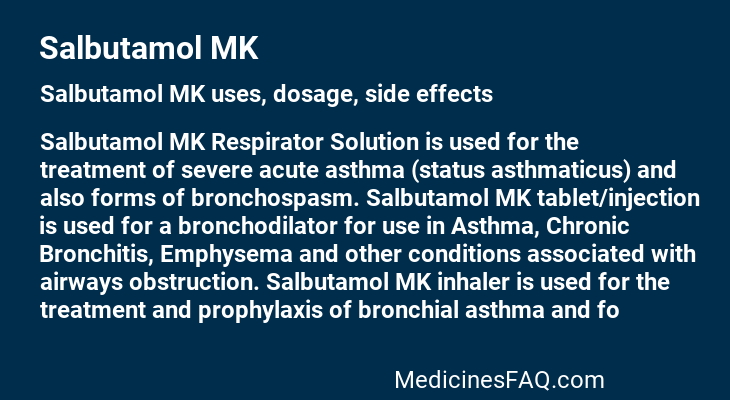 Salbutamol MK